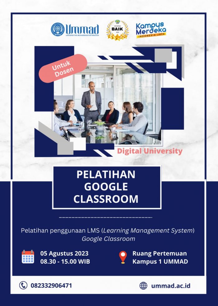 Akselerasi Menuju Digital University, UMMAD Siapkan Pelatihan LMS bagi Tenaga Pengajar