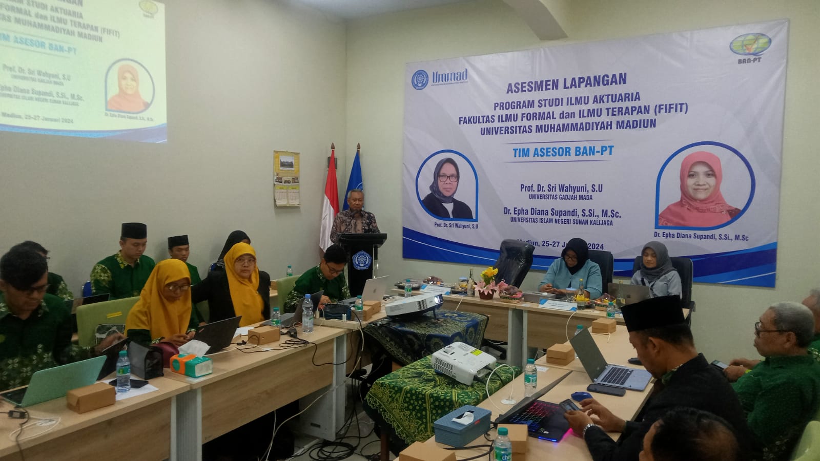 Asesmen Lapangan (AL) BAN PT untuk Tingkatkan Kualitas Prodi Aktuaria UMMAD Secara Otentik