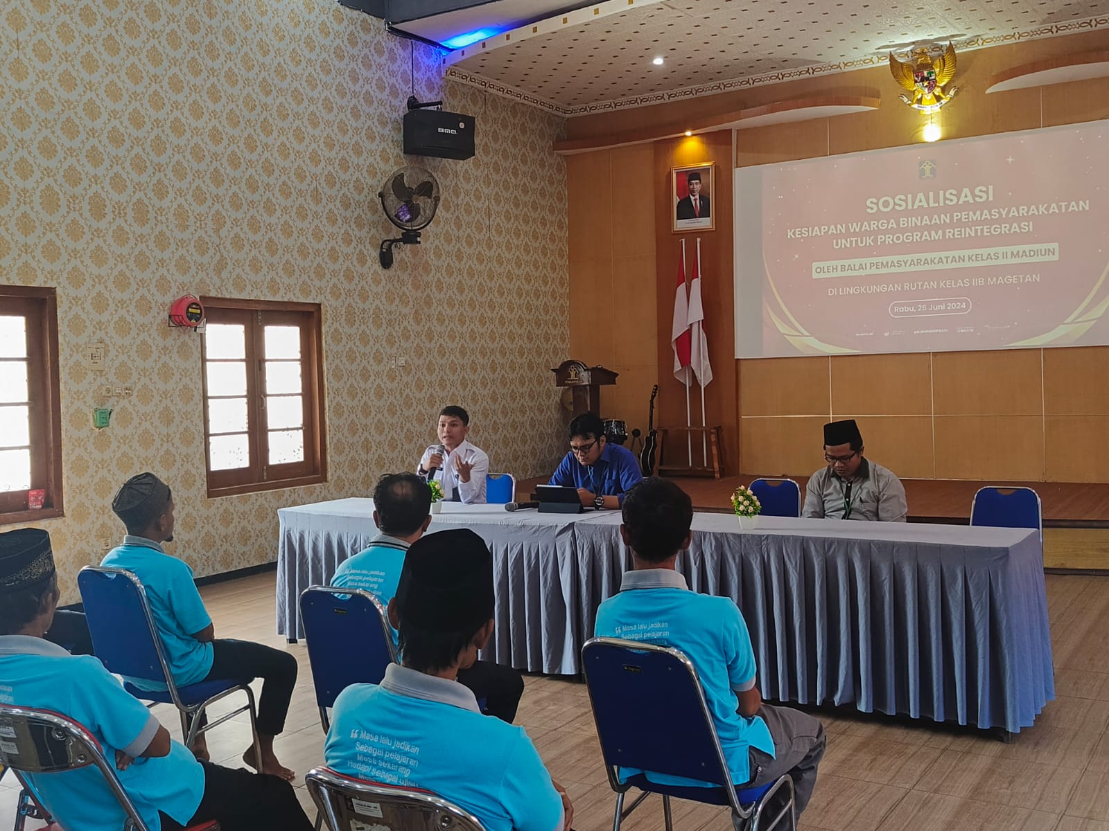 Prodi Kesos UMMAD Beri Pendampingan Warga Binaan yang Bebas Bersyarat di Rutan Magetan
