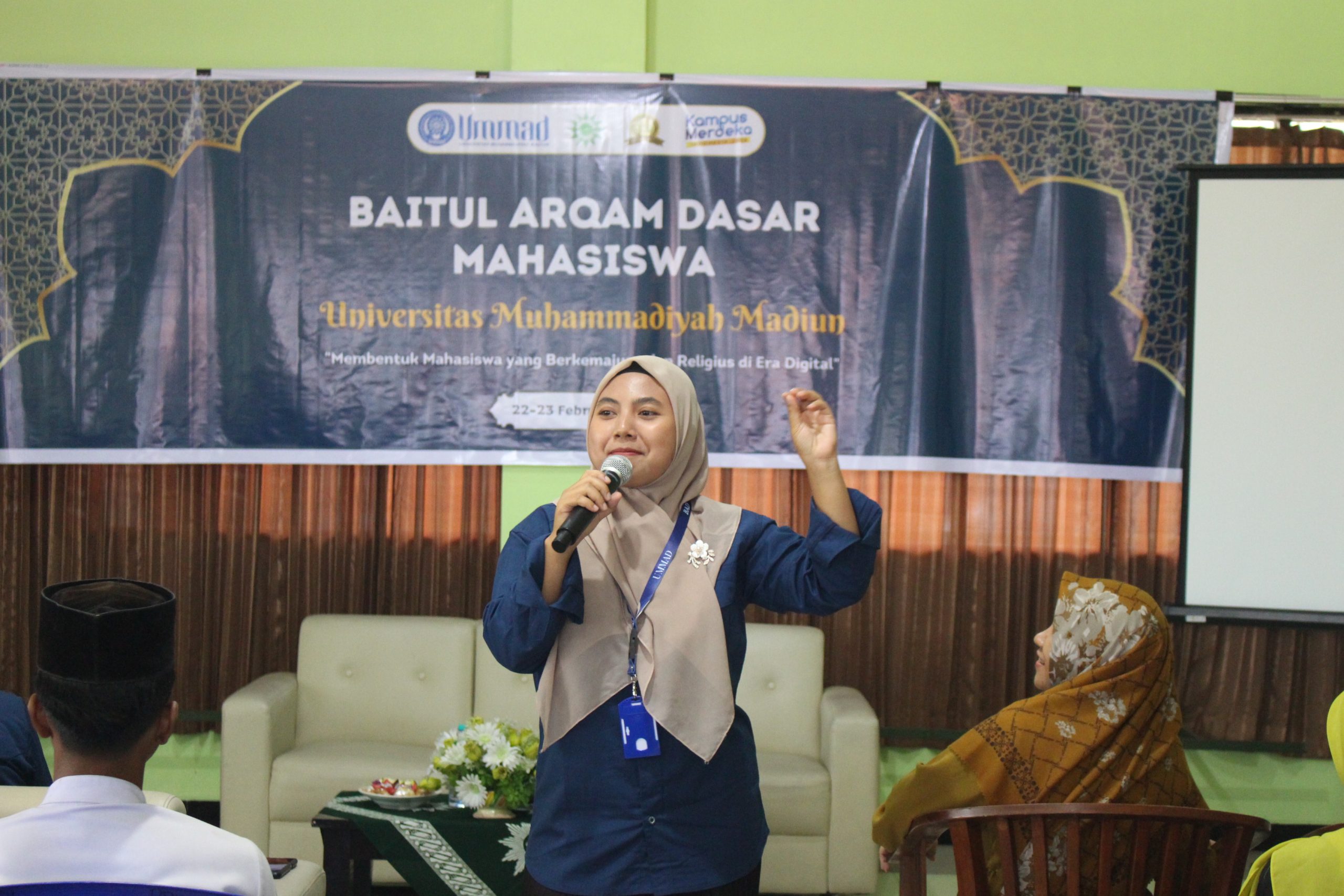Pembukaan Baitul Arqam Dasar Mahasiswa Universitas Muhammadiyah Madiun: Membentuk Mahasiswa yang Berkemajuan dan Religius di Era Digital