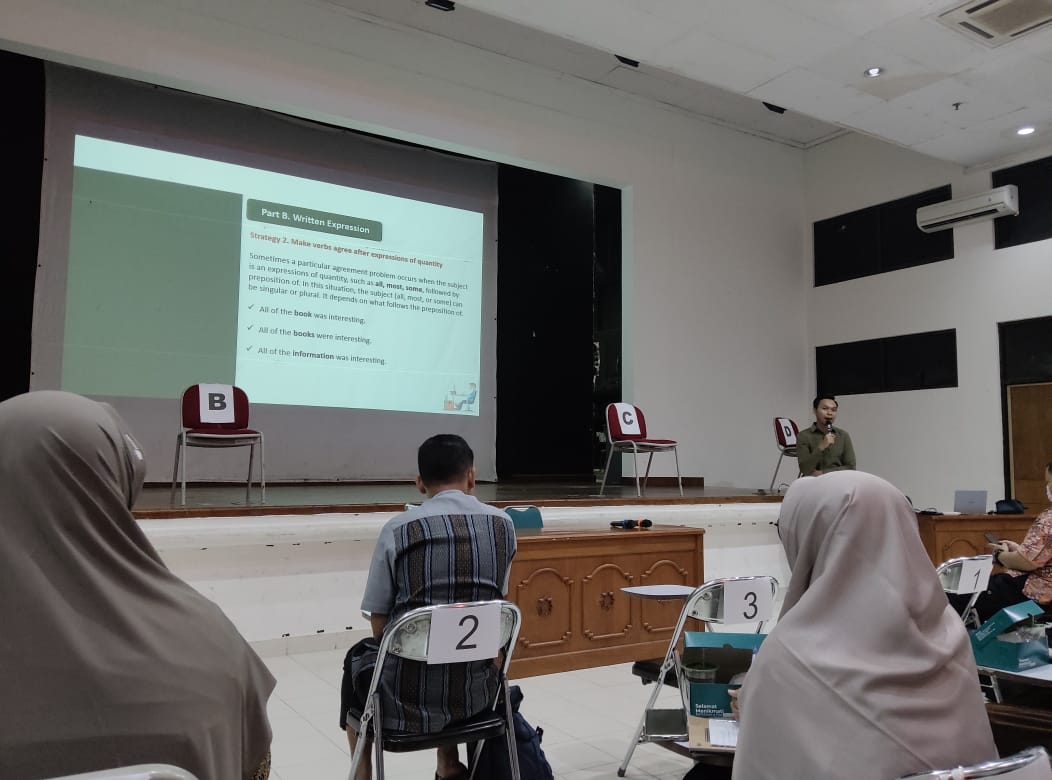 8 Dosen Dan Tendik UMMAD Peroleh Beasiswa Test TOEFL ITP Majelis Diktilitbang PP Muhammadiyah-IIEF
