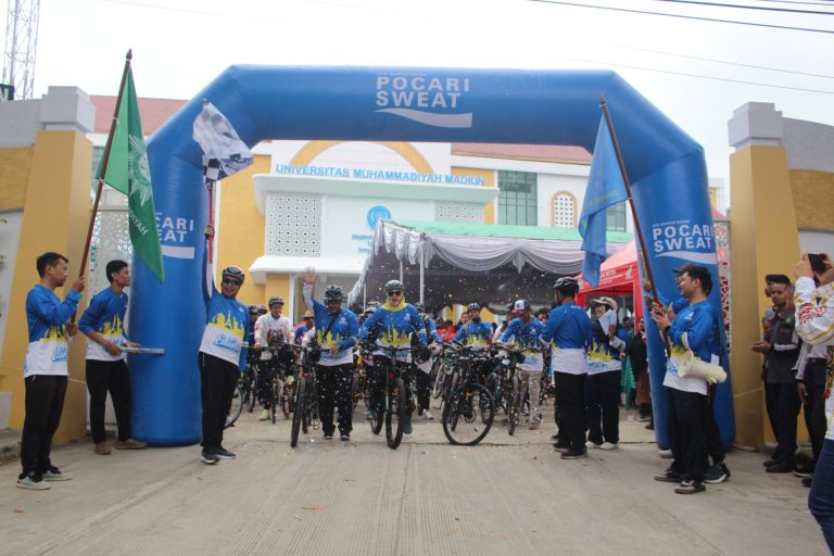 Diikuti Bupati Madiun dan Ketua PDM Kota Madiun, Ribuan peserta Ikuti UMMAD EduRide